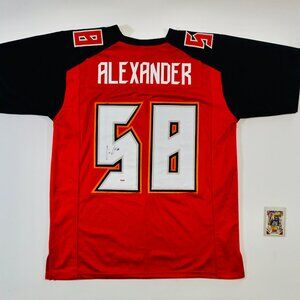 KWON ALEXANDER SIGNED AUTO TAMPA BAY BUCS RED JERSEY JSA BUCCANEERS AUTOGRAPH